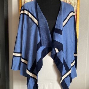 St.John Swing Sweater Blue Size Medium